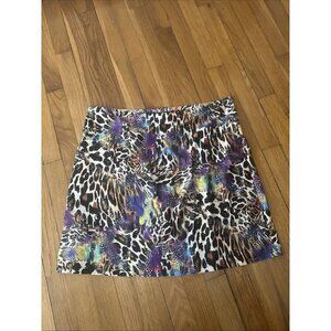 B Skinz Women's Colorful Golf Tennis Skort Pull-On Pockets Size XL